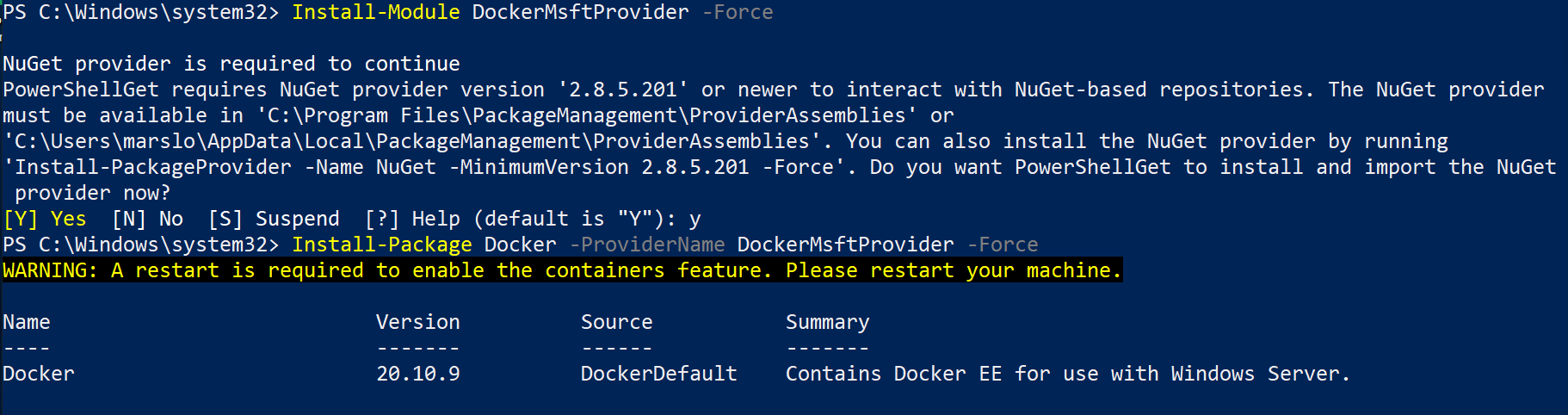 install-docker-ee-in-windows-server