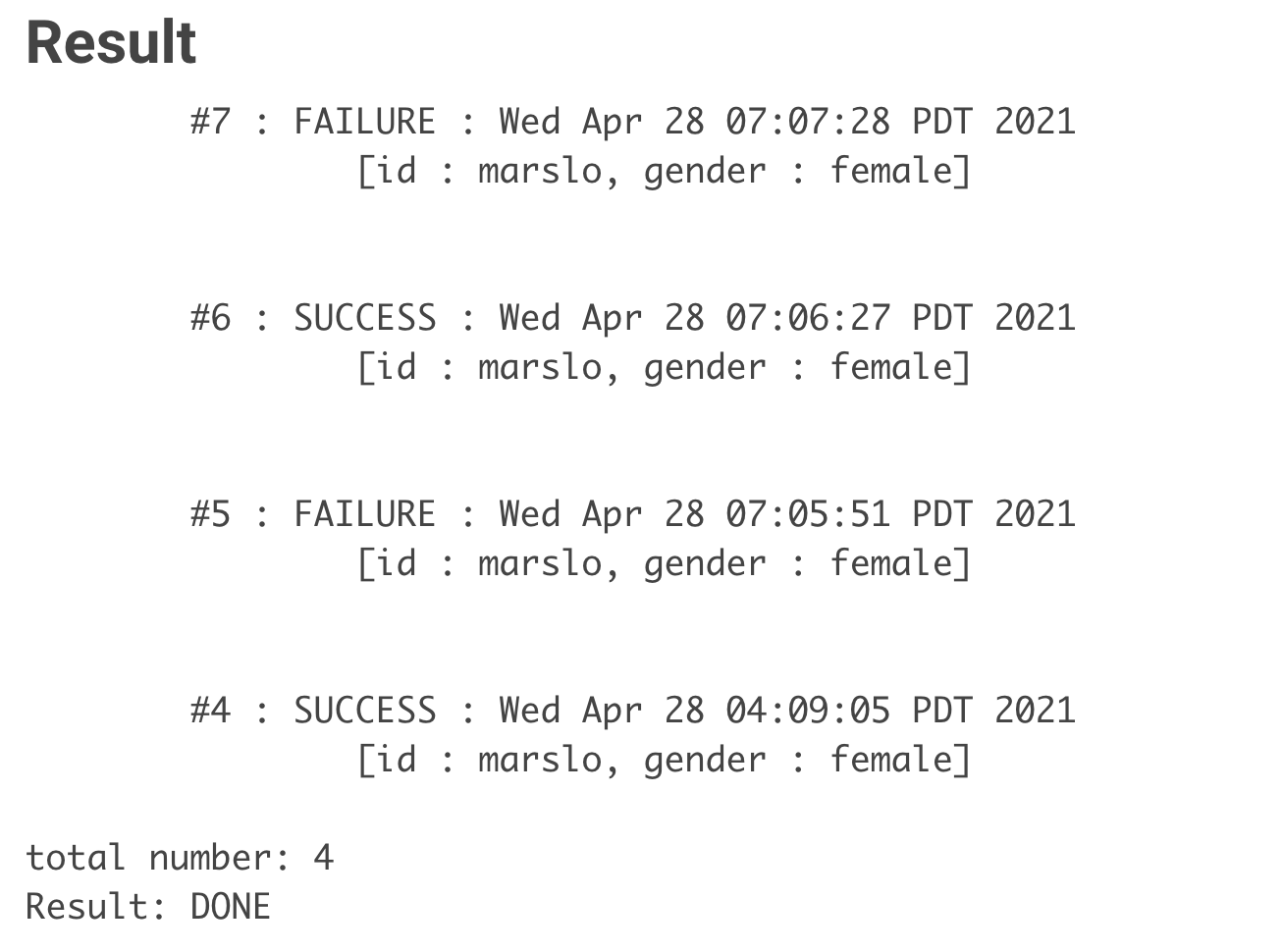 filter build history via params details